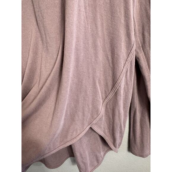 Ann Taylor Loft Women's Ribbed Long Sleeve Pull Over Tee Cozy Core SZ/M EUC - Picture 3 of 5